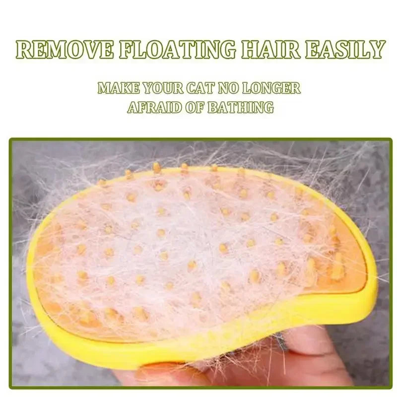 Comb Accessories for Cats 3-In-1 Cats Pet Products Electric Cats Hair Brush Sprayer Grooming Supplies Steam Massage Tool Pets